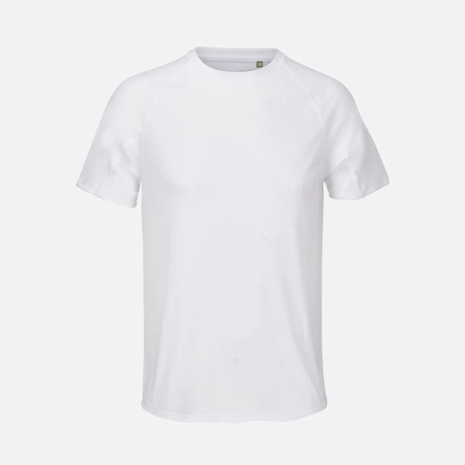 Футболка спортивная унисекс Vortex, белая