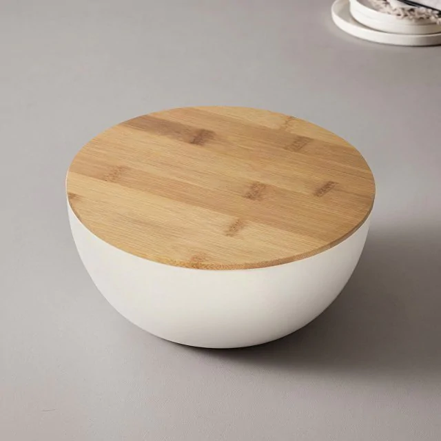 Салатник из натуральных волокон с бамбуковой крышкой «Bowl»