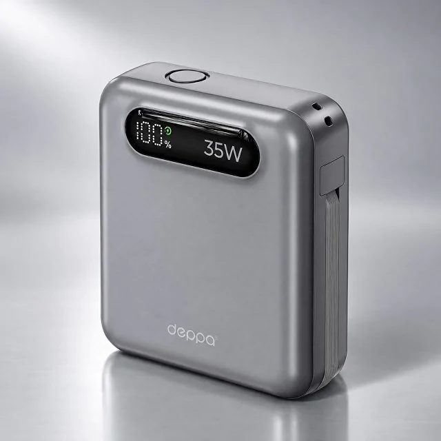 Внешний АКБ NRG Turbo Cable 10000 mAh, 35Вт