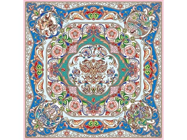 Платок «Шедевры русских эмальеров»