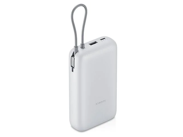 Внешний аккумулятор с встроенным кабелем Xiaomi Power Bank (Integrated Cable), 20000 мАч